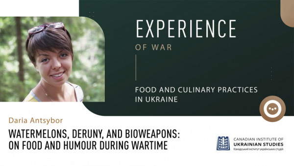 Watermelons, deruny, and bioweapons: on food and humour during wartime
